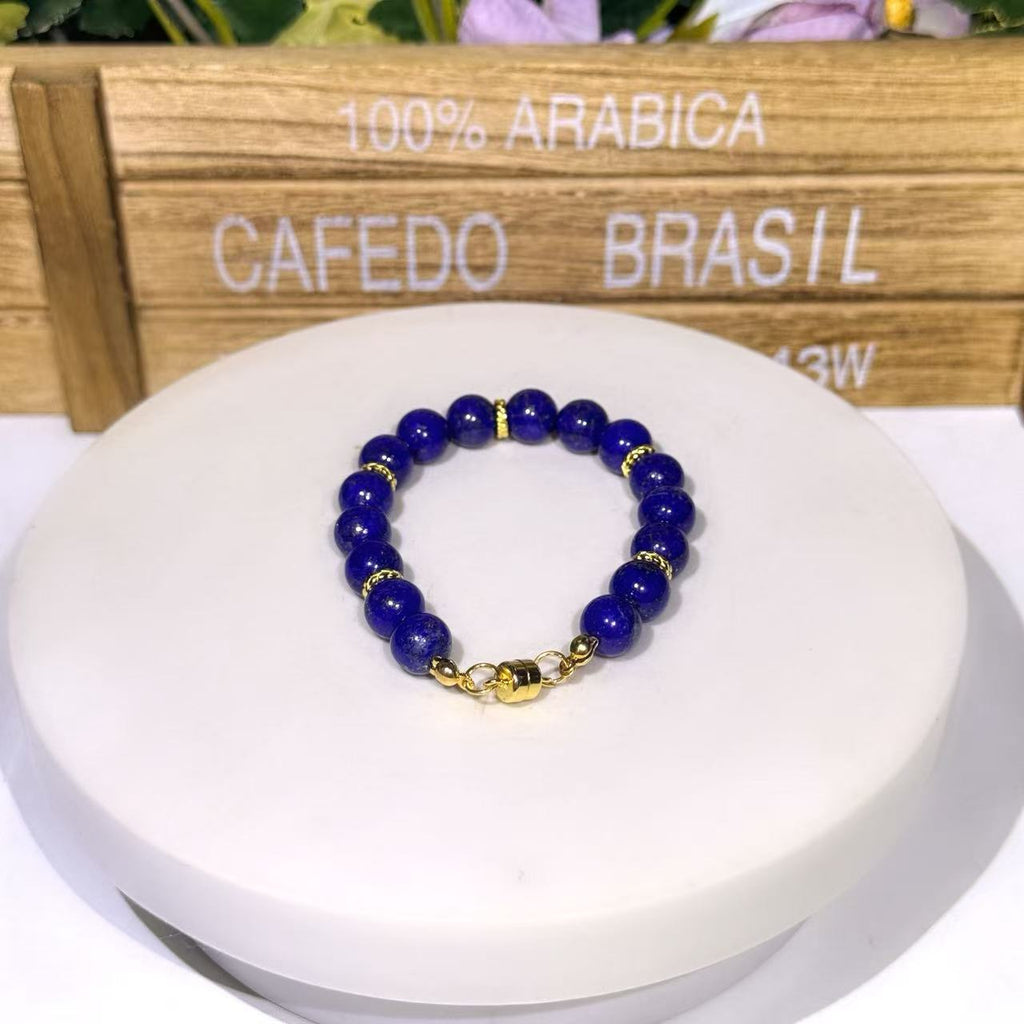Natural Afghan Lapis Lazuli Alignment Bracelet Collection (Customizable)