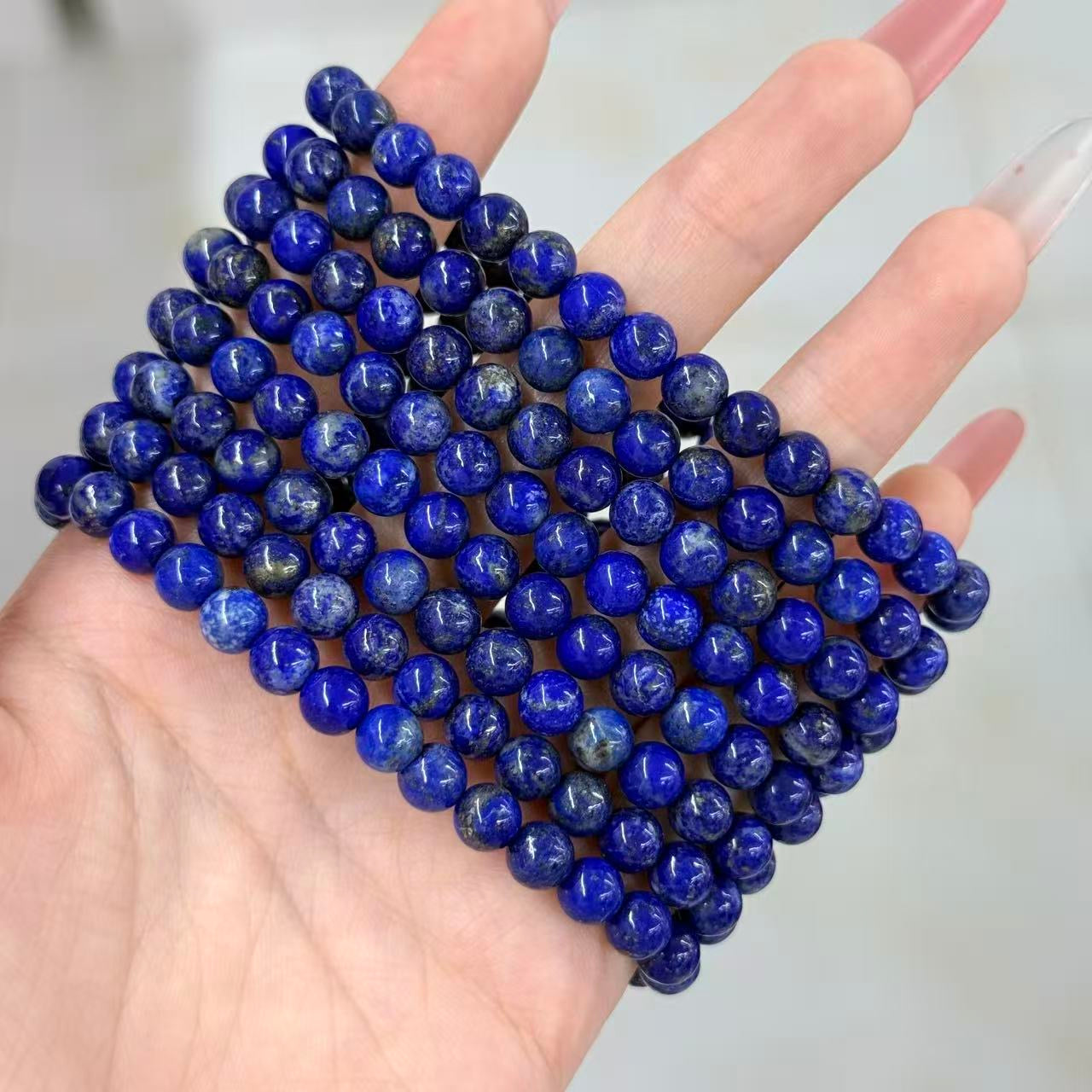 Natural Afghan Lapis Lazuli Alignment Bracelet Collection (Customizable)