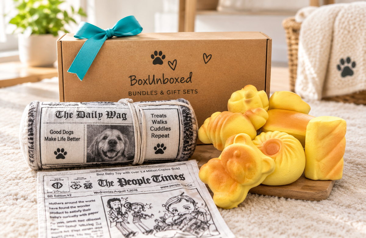 The Playtime & Pastry Bundle (Dog Toy + Human Stress Relief)
